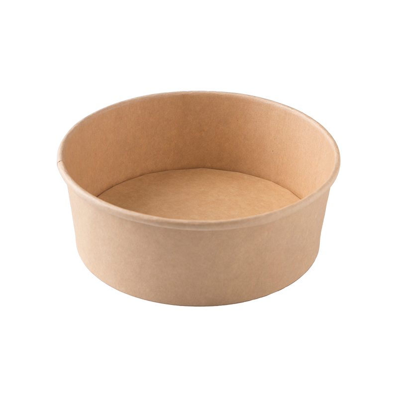 320gsm 1250ml Single wall/double wall coated kraft paper bowl