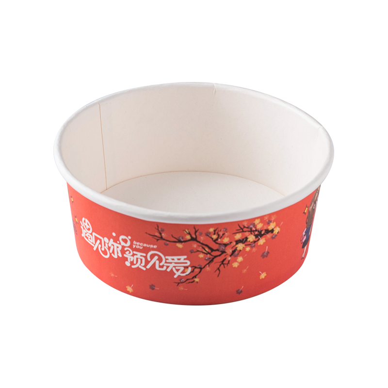 300gsm 1000ml Take away white paper bowl