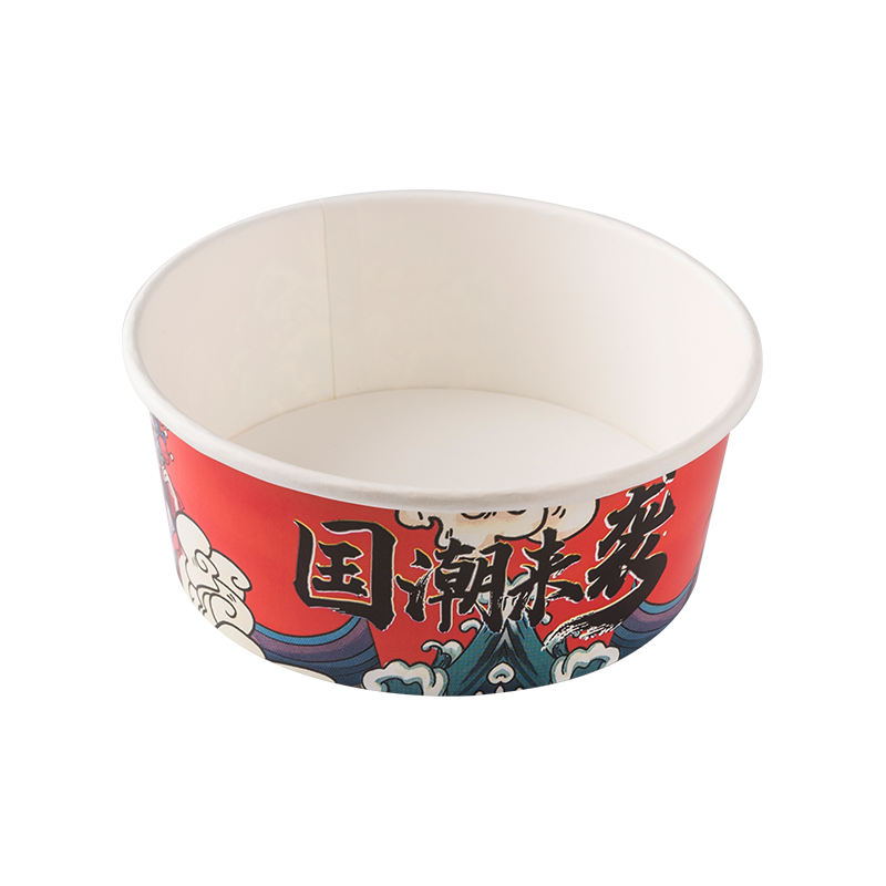 300gsm 1000ml Take away white paper bowl details