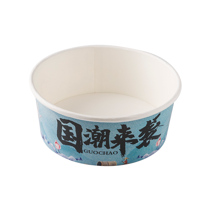 300gsm 1000ml Take away white paper bowl details