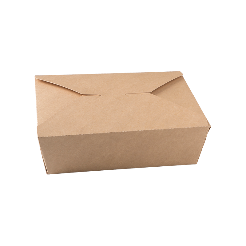 4# 2000ml Lunch bento kraft paper box