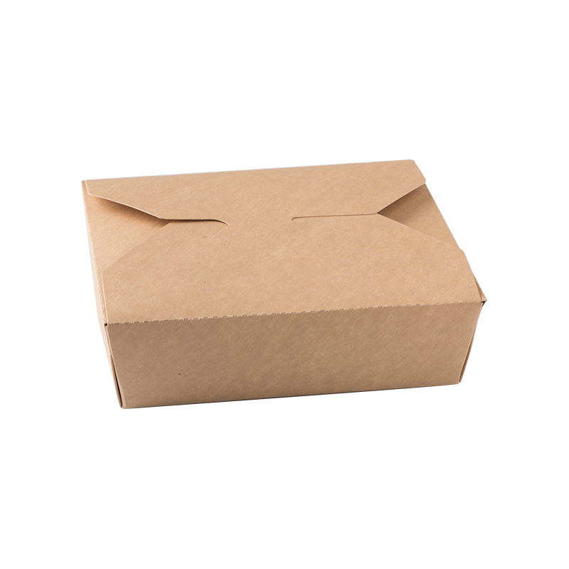 5# 1000ml Folding food container kraft paper box
